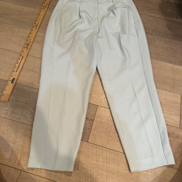 EXPRESS WOMENS LIGHT BABY BLUE HIGH RISE 14R ANKLE PANTS NEW - Picture 1 of 11